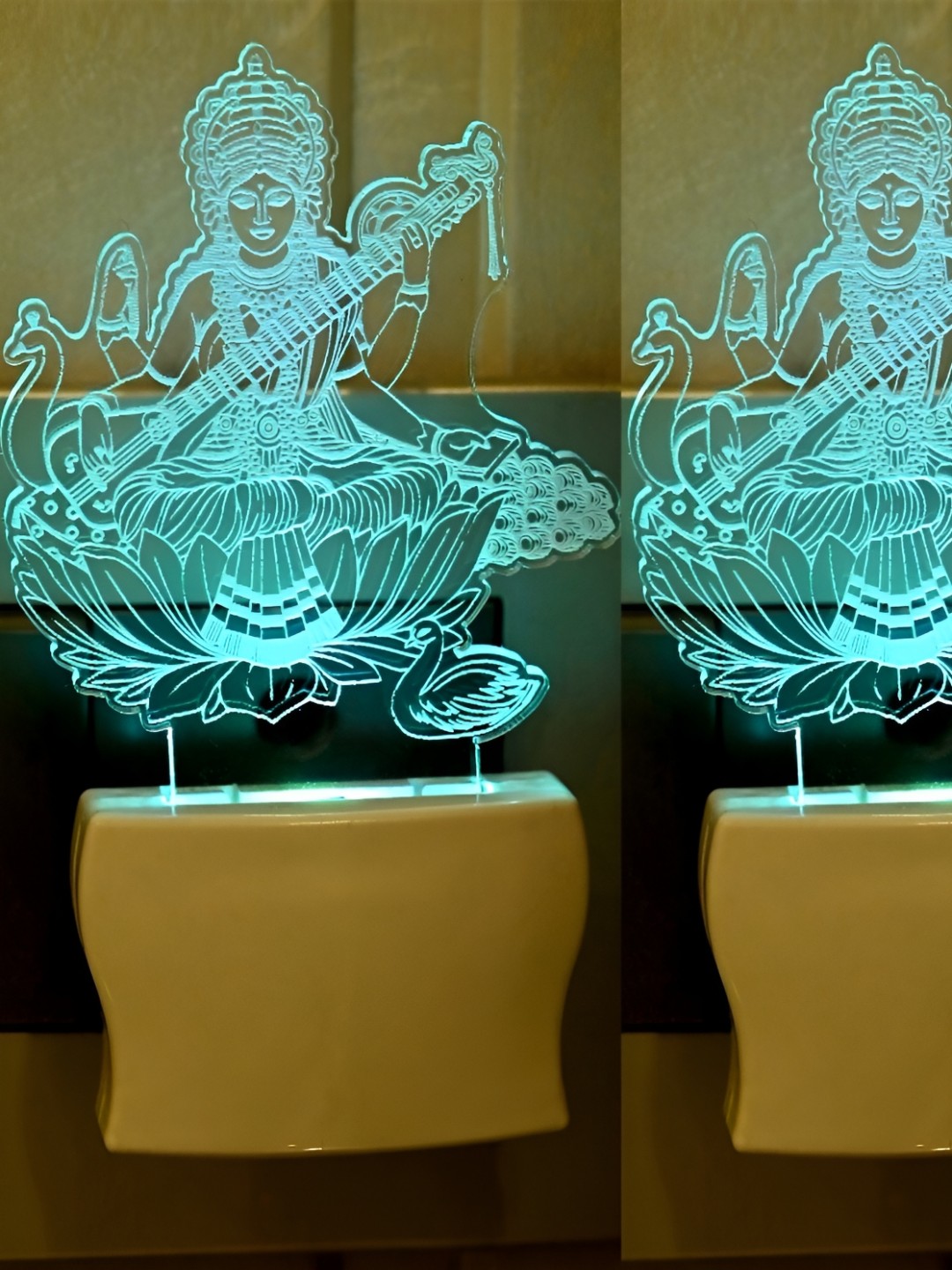 

Afast Blue 2 Pcs Acrylic Wall Lamps