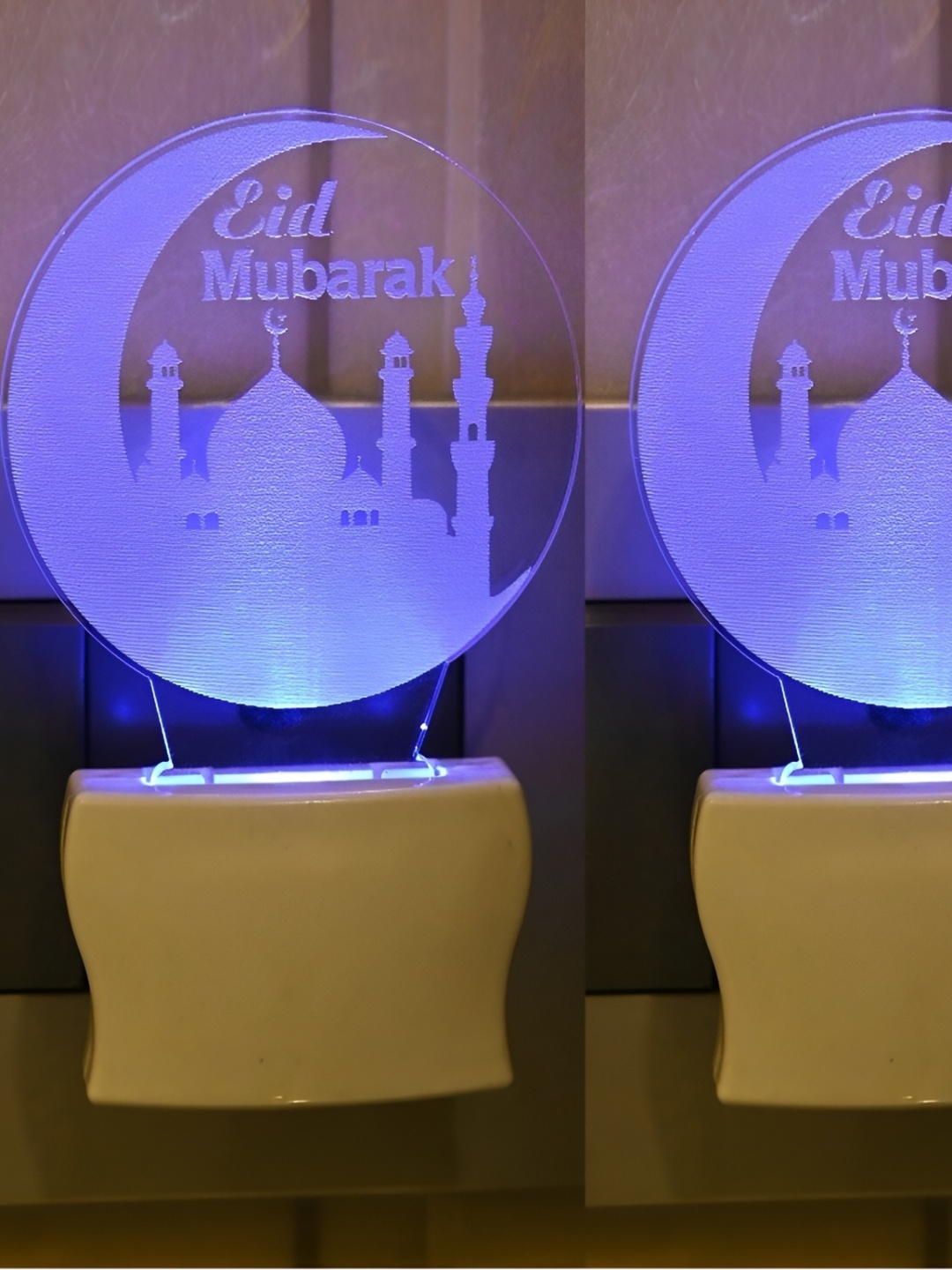 

Afast Blue 2 Pcs Acrylic Wall Lamps