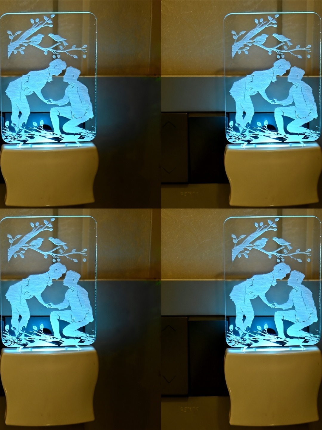 

Afast Blue Acrylic Wall Lamp