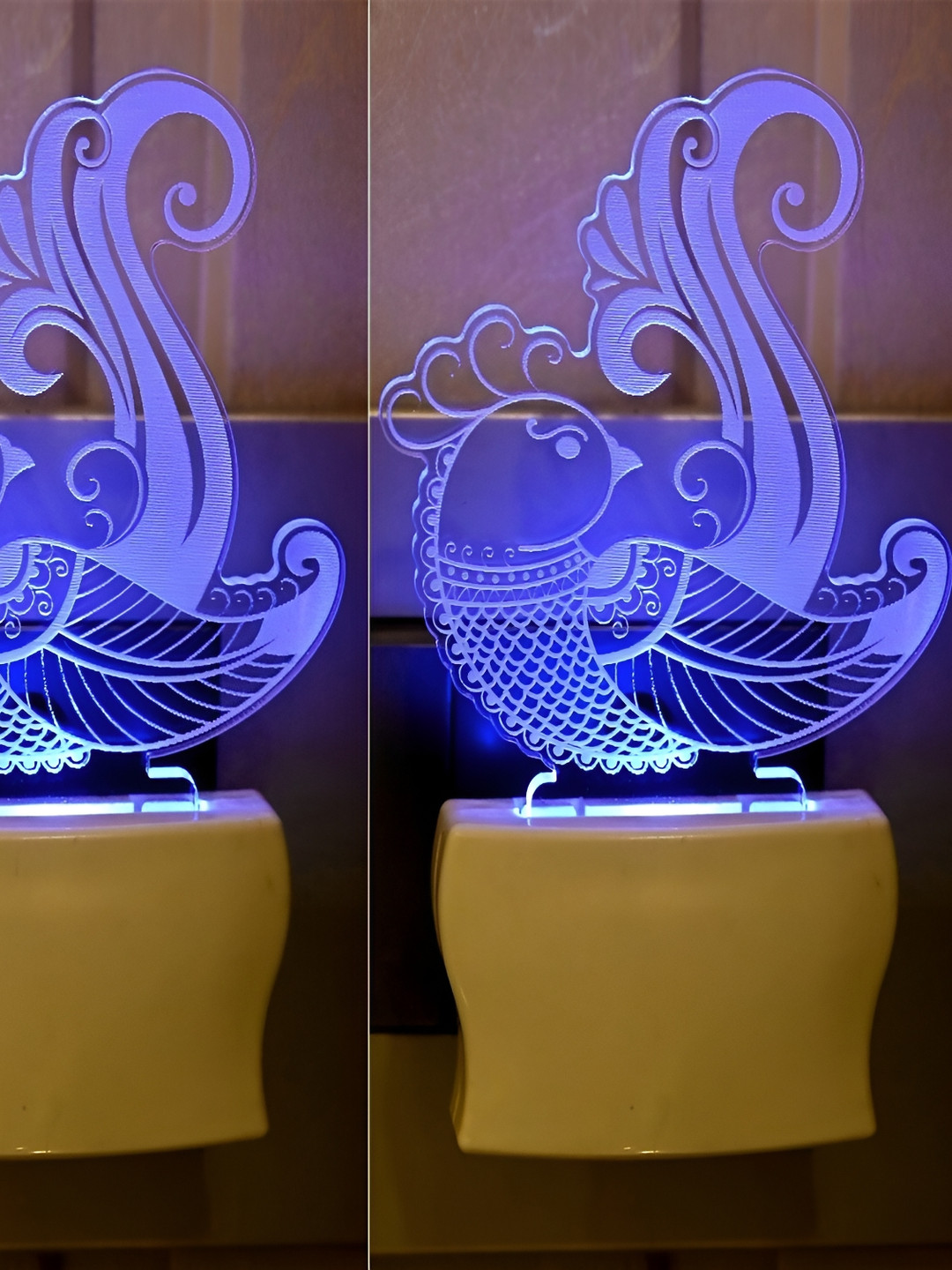 

Afast Blue & Green 2 Pcs Acrylic Wall Lamp