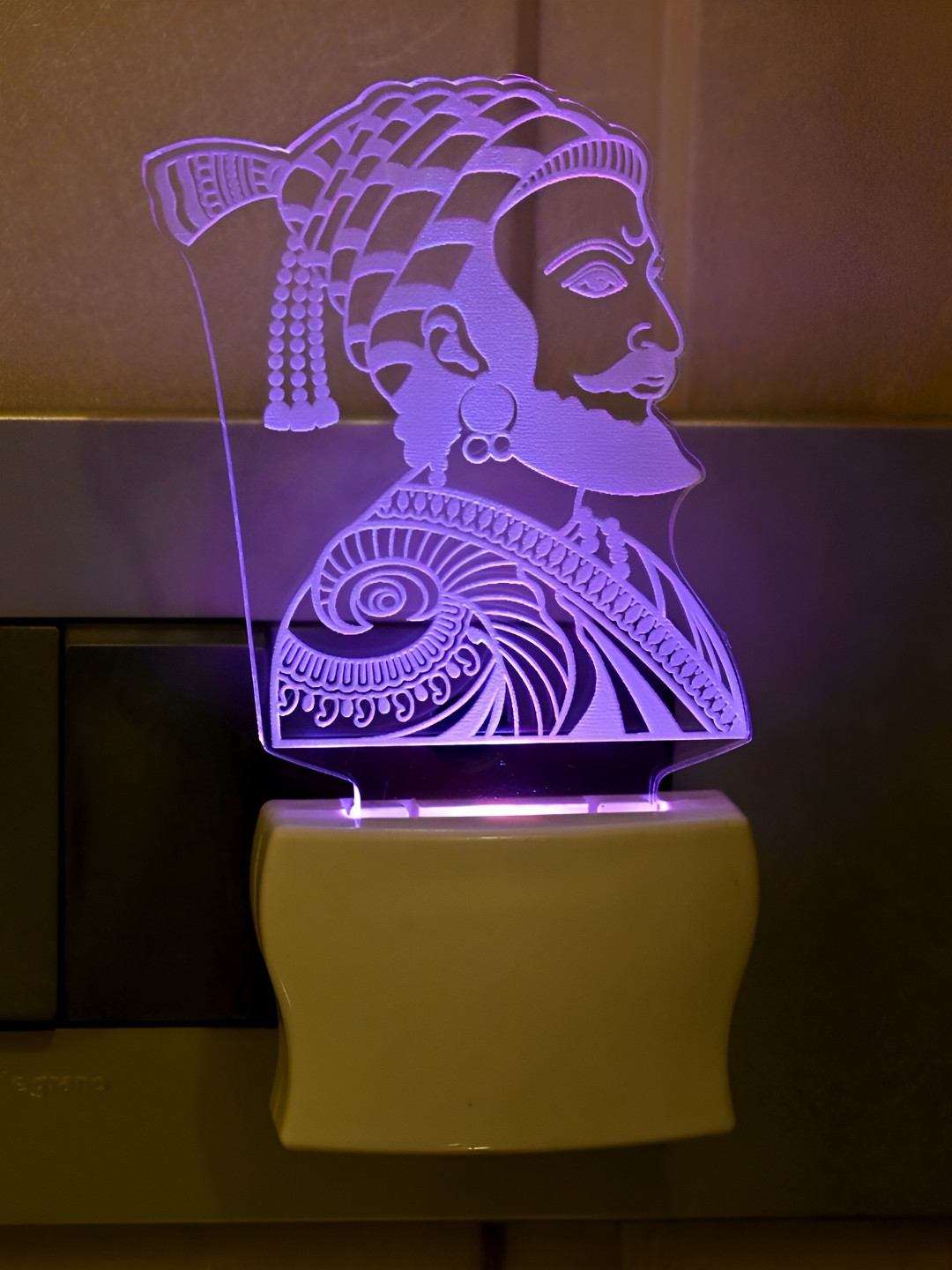 

Afast Blue Acrylic Wall Lamp