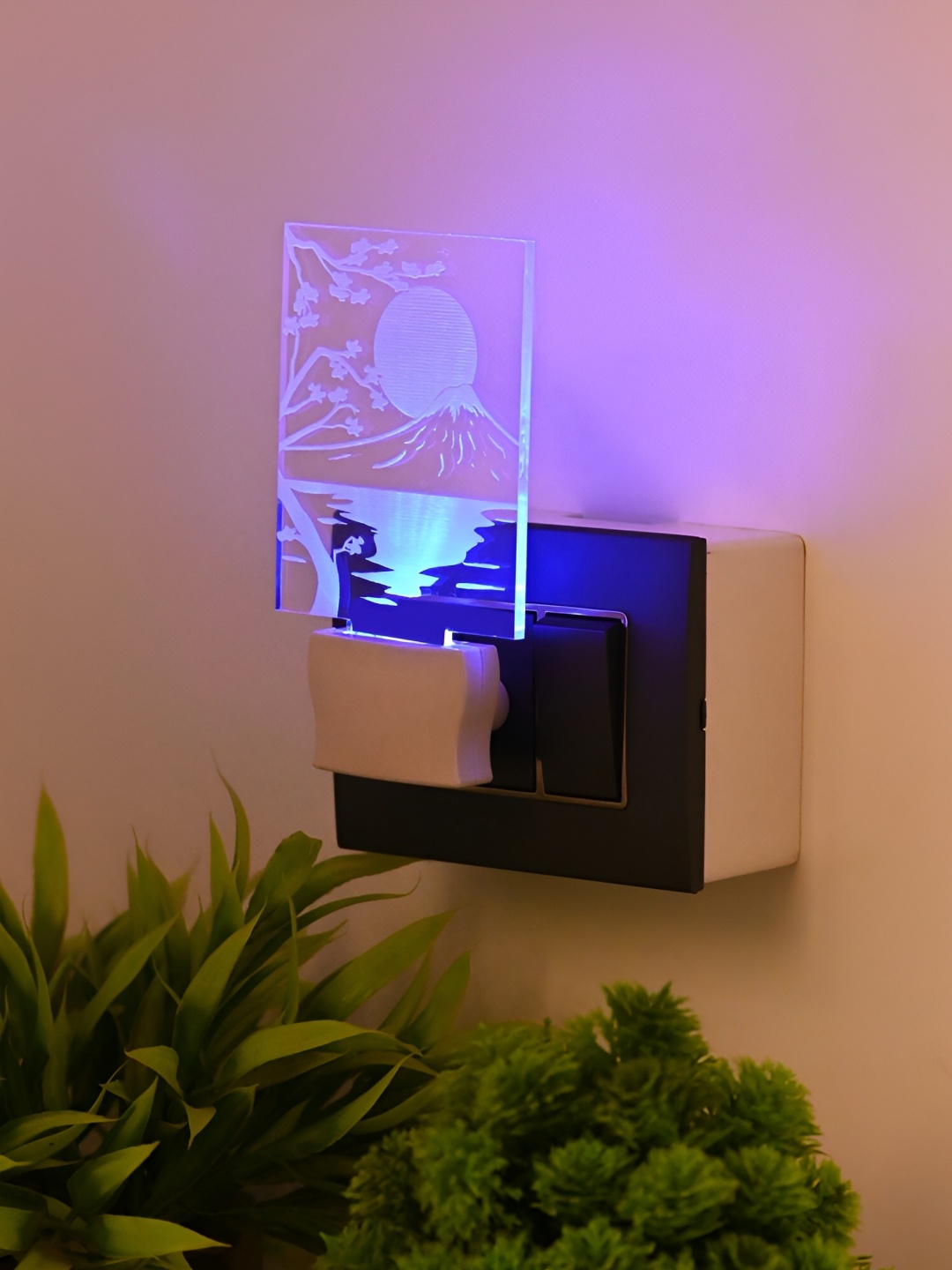 

Afast Blue Acrylic Wall Lamp