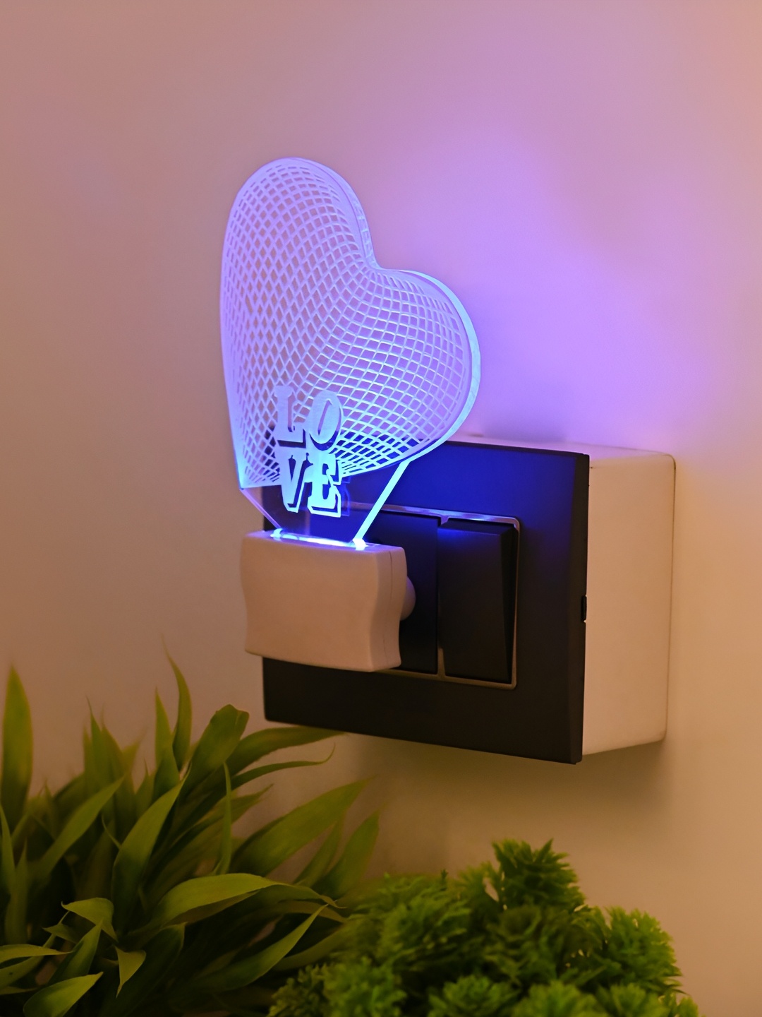 

Afast Transparent & Yellow Printed Abstract Shaped Acrylic Wall Lamp