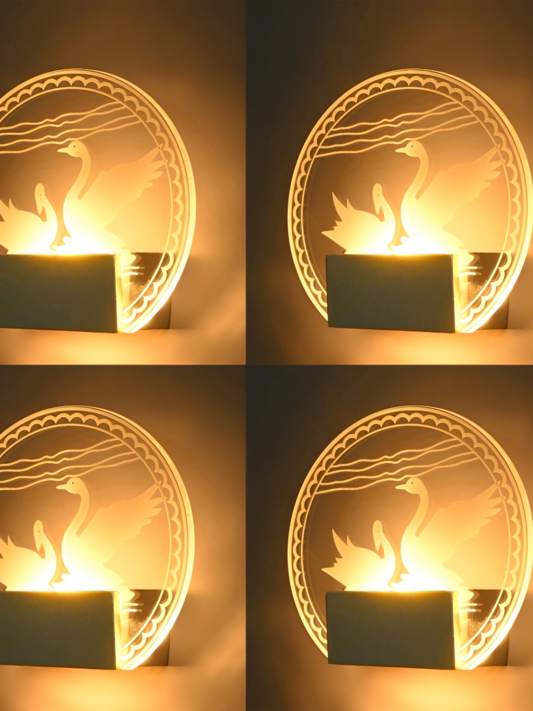 

Afast White 4 Pieces Acrylic Wall Lamp