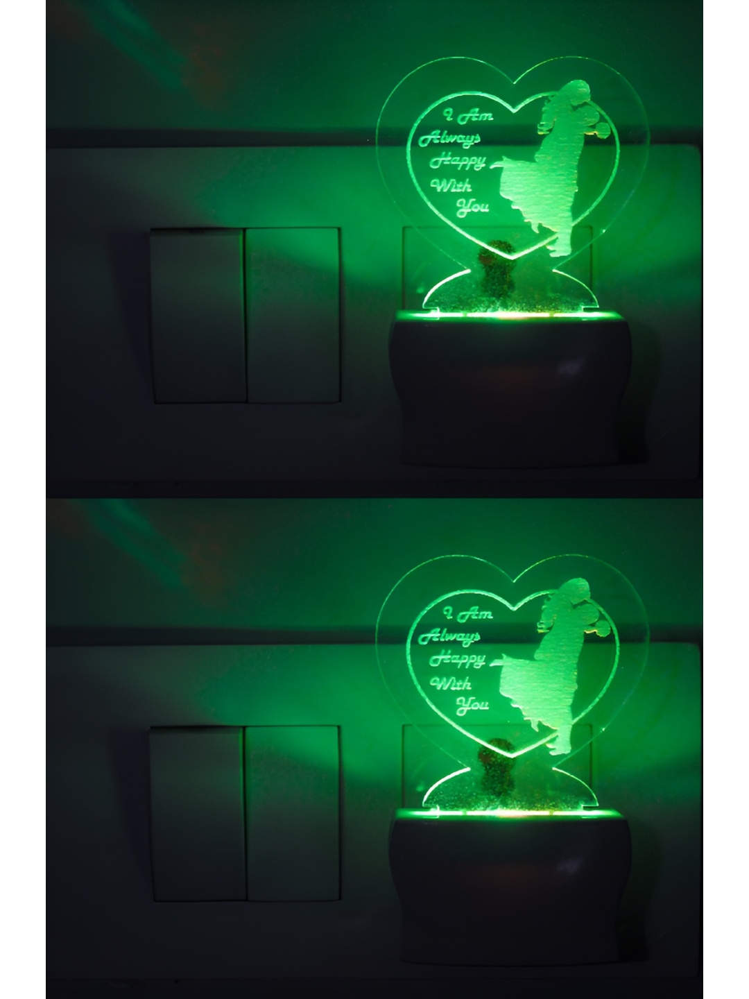 

Afast Transparent & White Textured Abstract Acrylic Wall Lamp