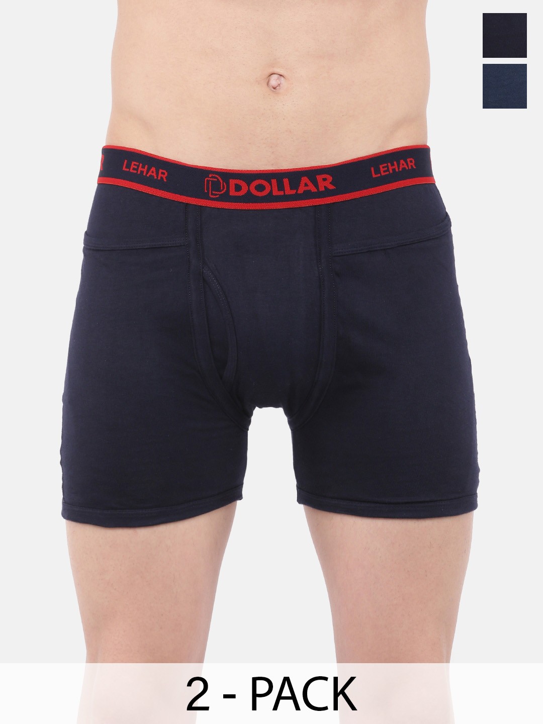 

Dollar Lehar Combed Cotton Men Pack Of 3 Trunks MLHTR-04-PO2-ASST1, Black