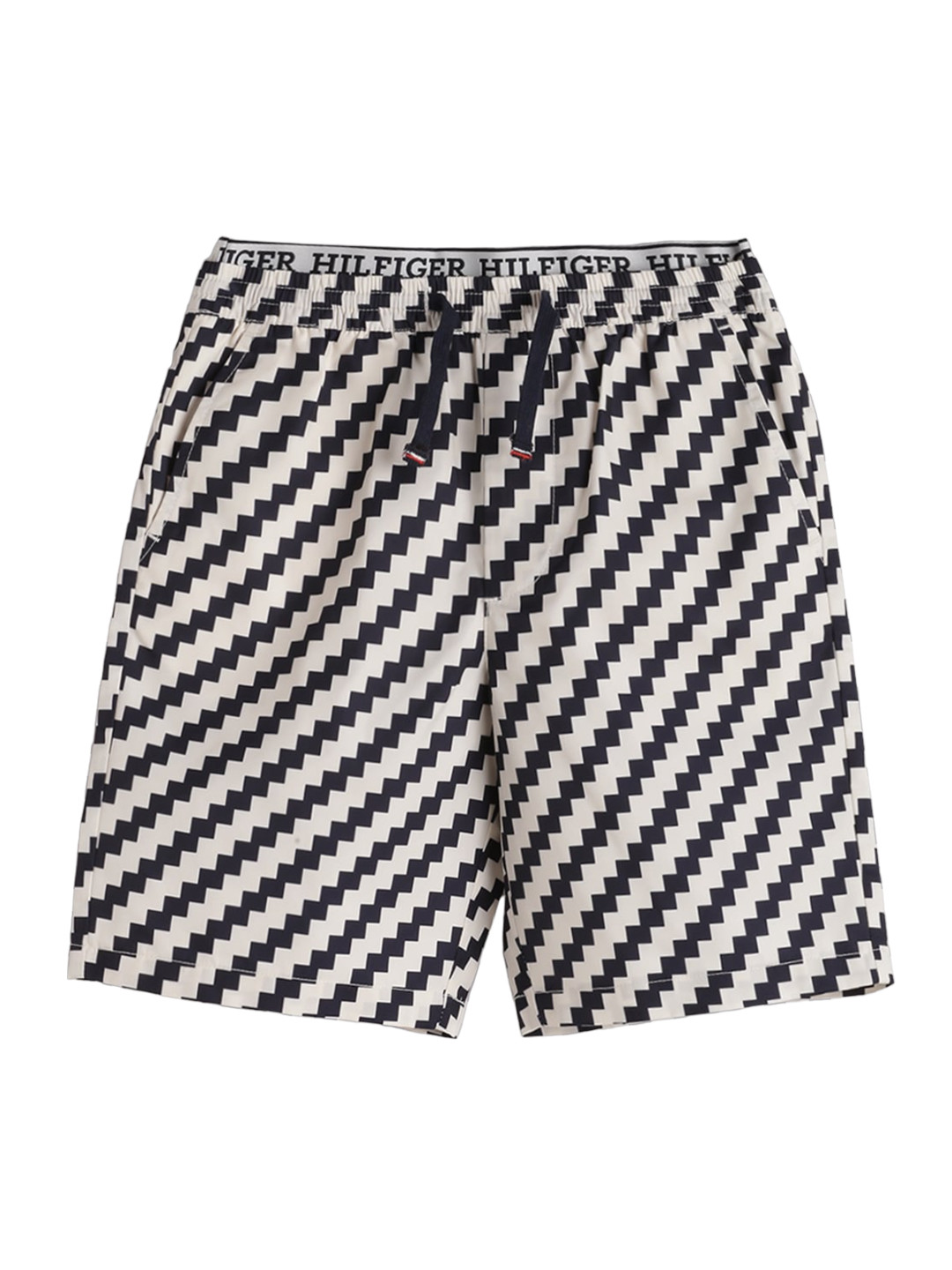 

Tommy Hilfiger Boys Printed Regular Fit Shorts, Beige