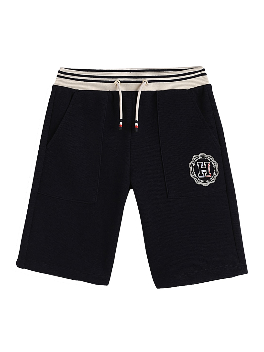 

Tommy Hilfiger Boys Regular Fit Cotton Shorts, Navy blue