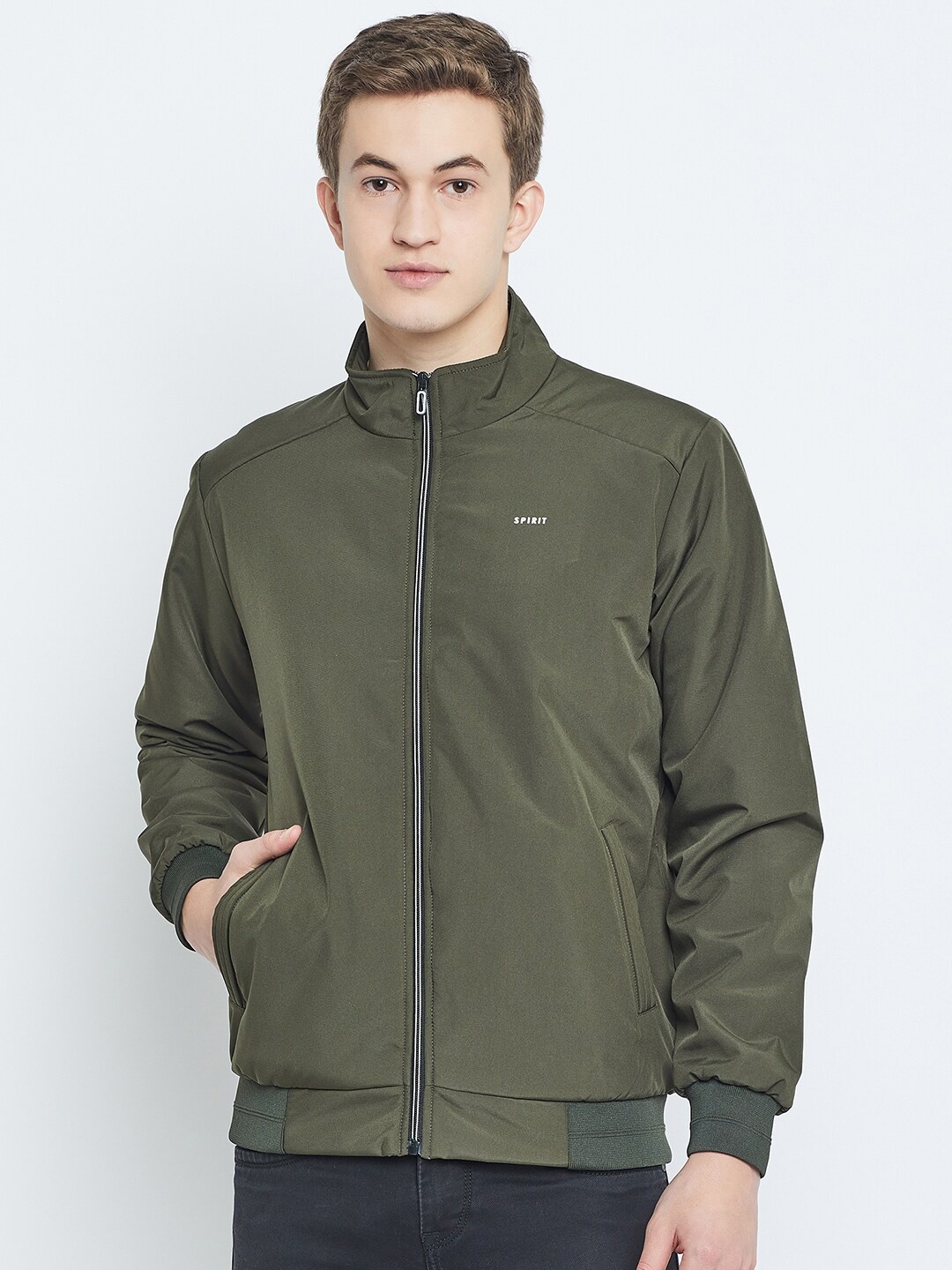 

Spirit Lightweight Bomber Jacket, Olive