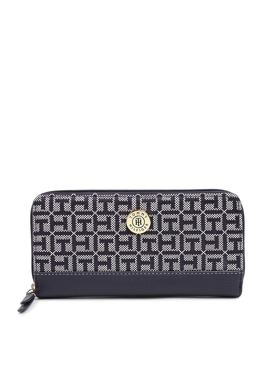

Tommy Hilfiger Printed Zip Around Wallet, Blue
