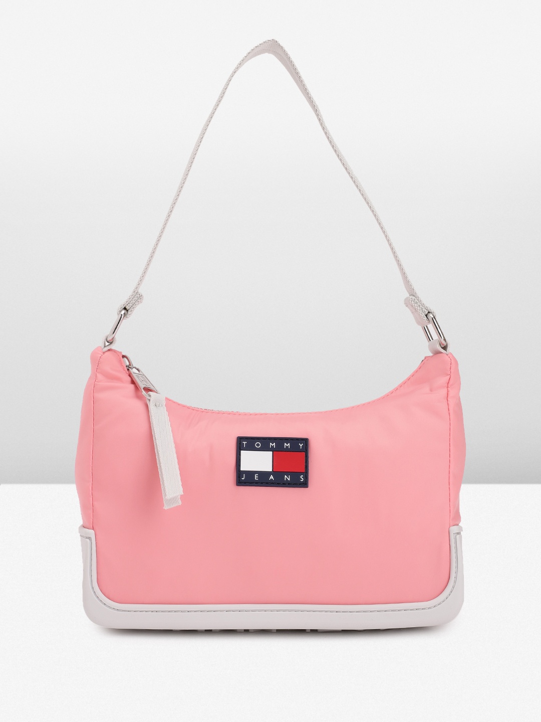 

Tommy Hilfiger Colourblocked Structured Shoulder Bag, Pink