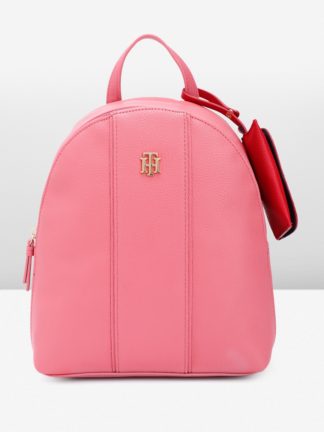 

Tommy Hilfiger Women Solid Backpack, Pink