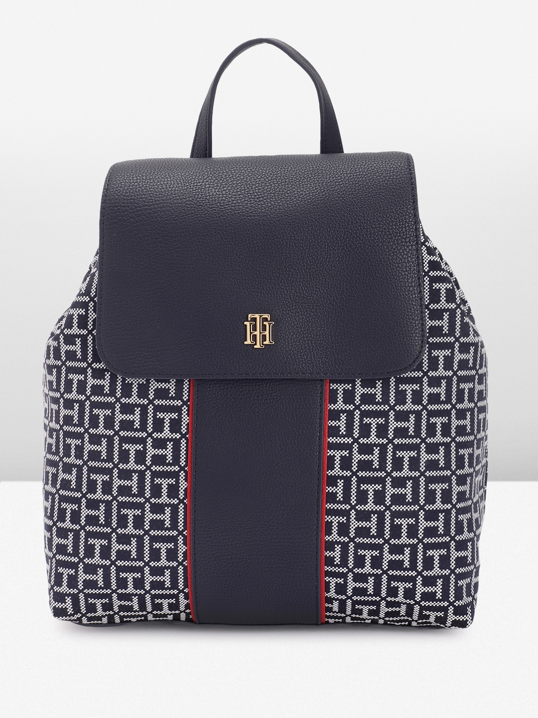 

Tommy Hilfiger Women Brand Logo Embroidered Backpack, Navy blue
