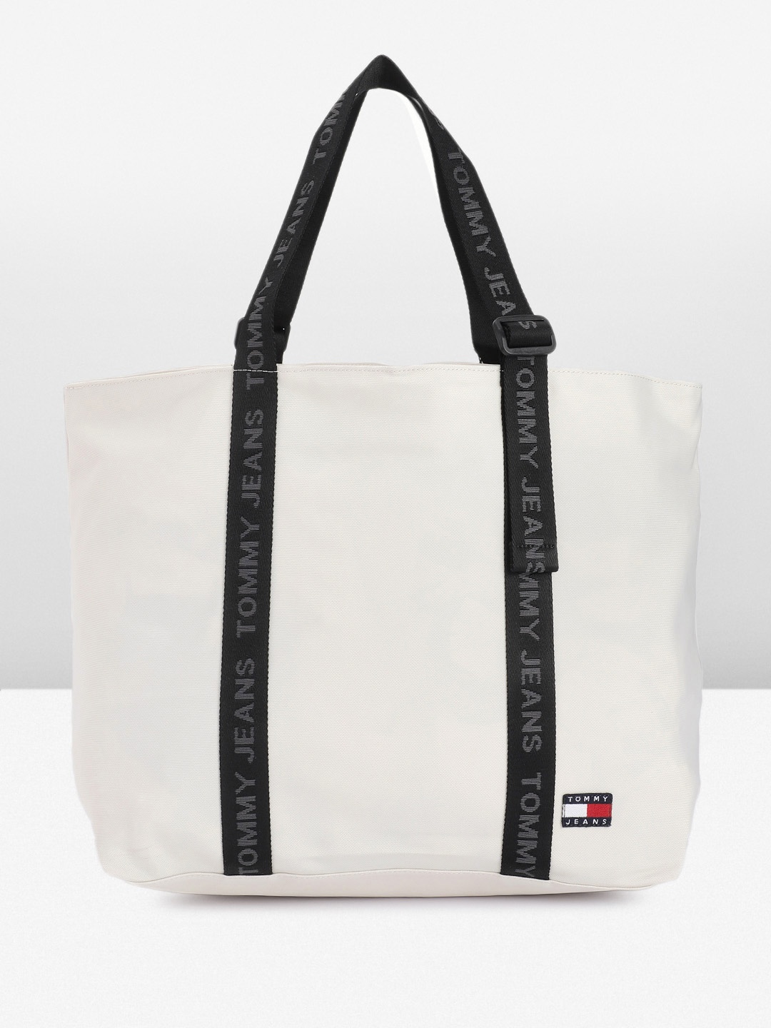 

Tommy Hilfiger Solid Tote Bag, Off white