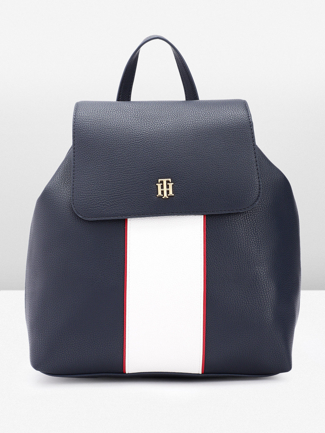 

Tommy Hilfiger Women Colourblocked Backpack, Navy blue