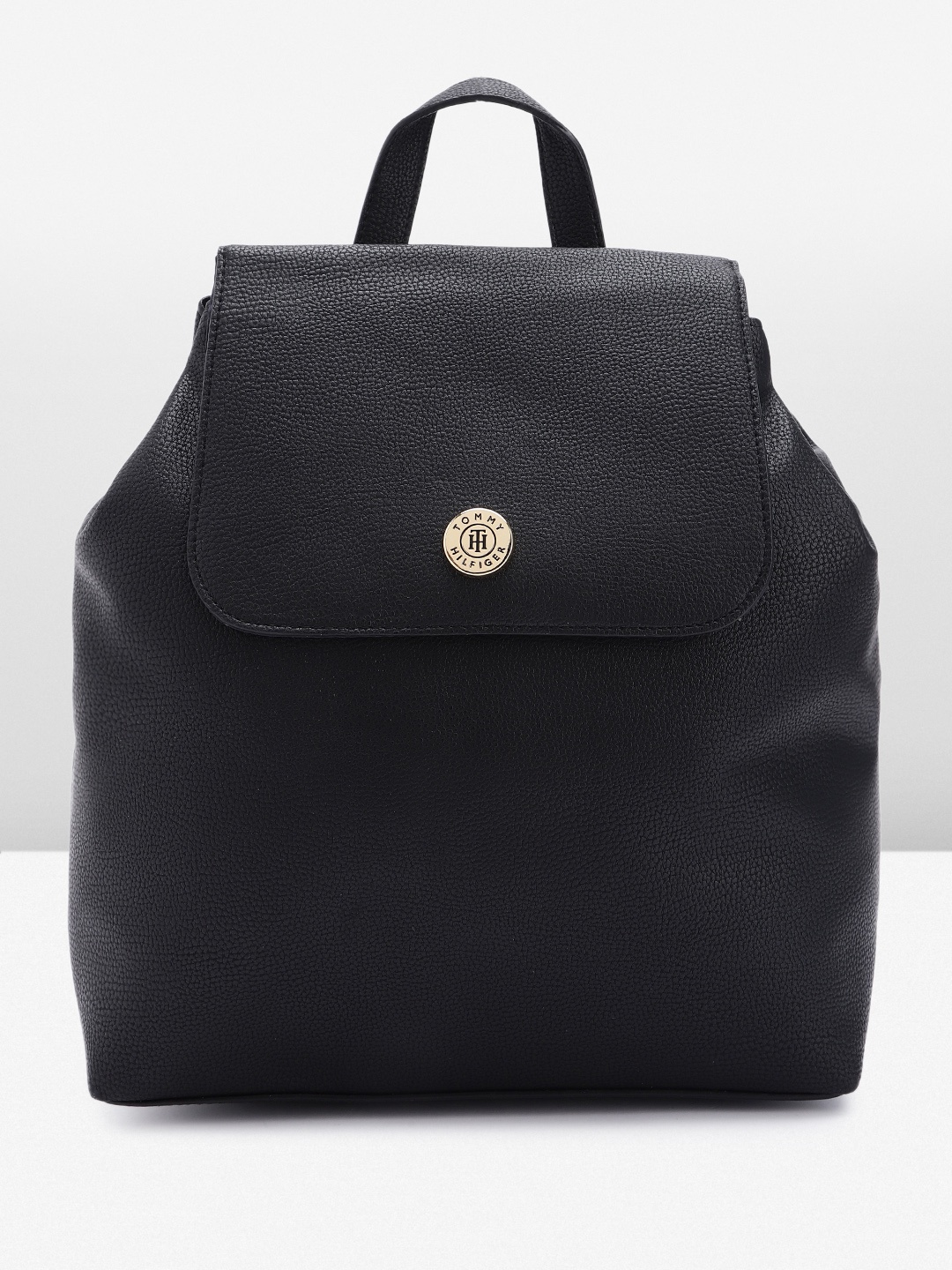 

Tommy Hilfiger Women Solid Backpack, Black