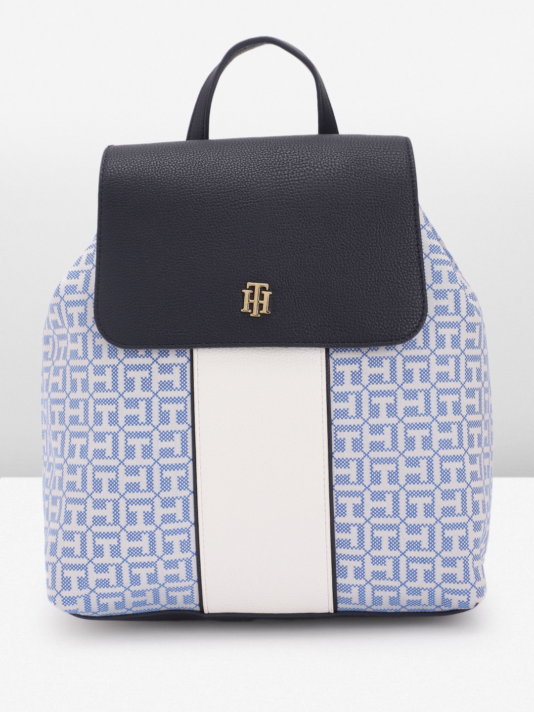 

Tommy Hilfiger Women Brand Logo Embroidered Backpack, Blue