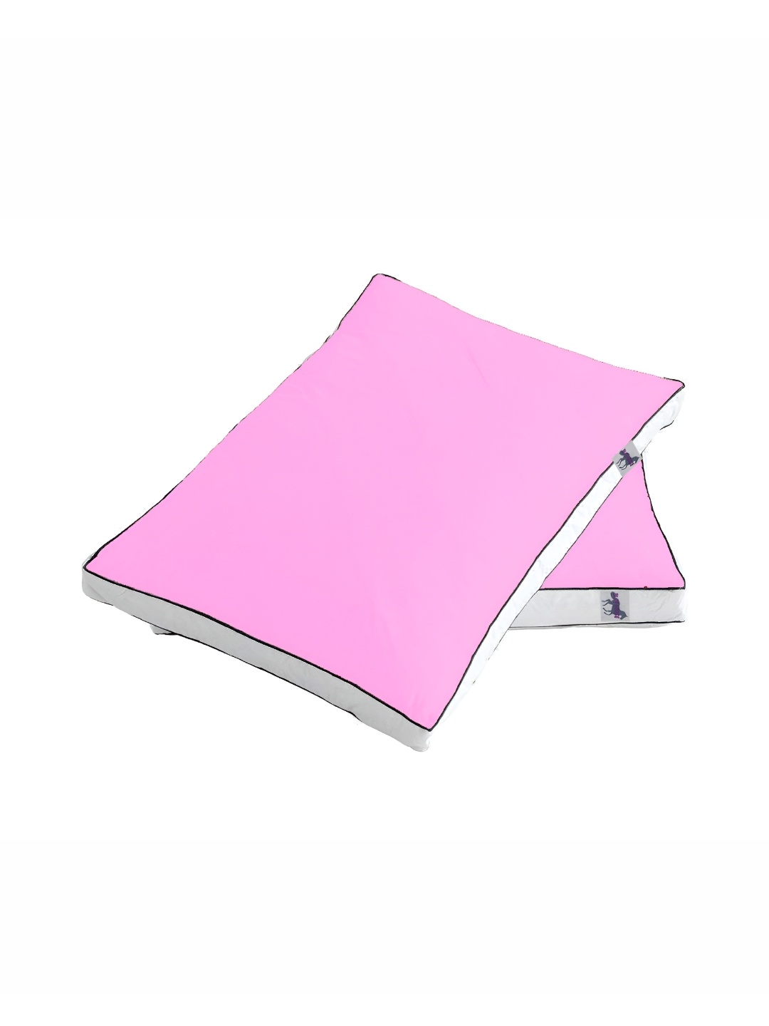 

LINENOVATION Pink 2 Pcs Rectangular Lightweight Sleep Pillows