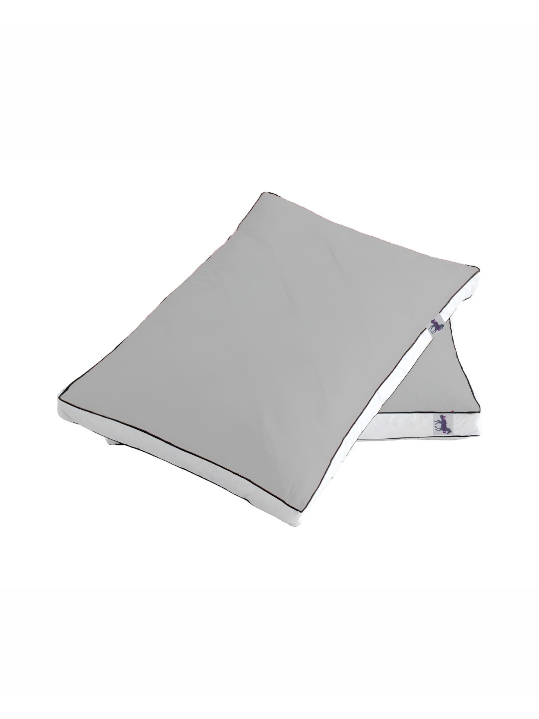 

LINENOVATION Grey 2 Pcs Rectangular Lightweight Sleep Pillows