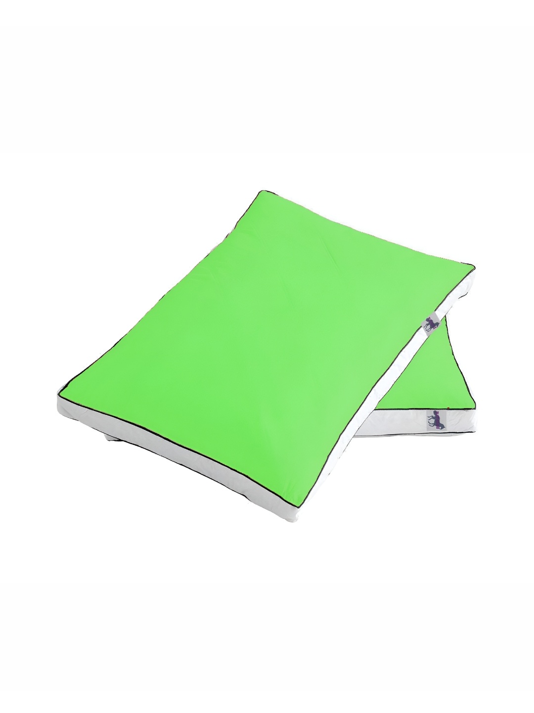 

LINENOVATION Green 2 Pcs Rectangular Lightweight Sleep Pillows
