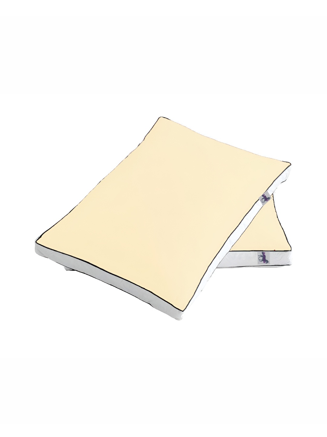 

LINENOVATION Beige 2 Pcs Rectangular Lightweight Sleep Pillows