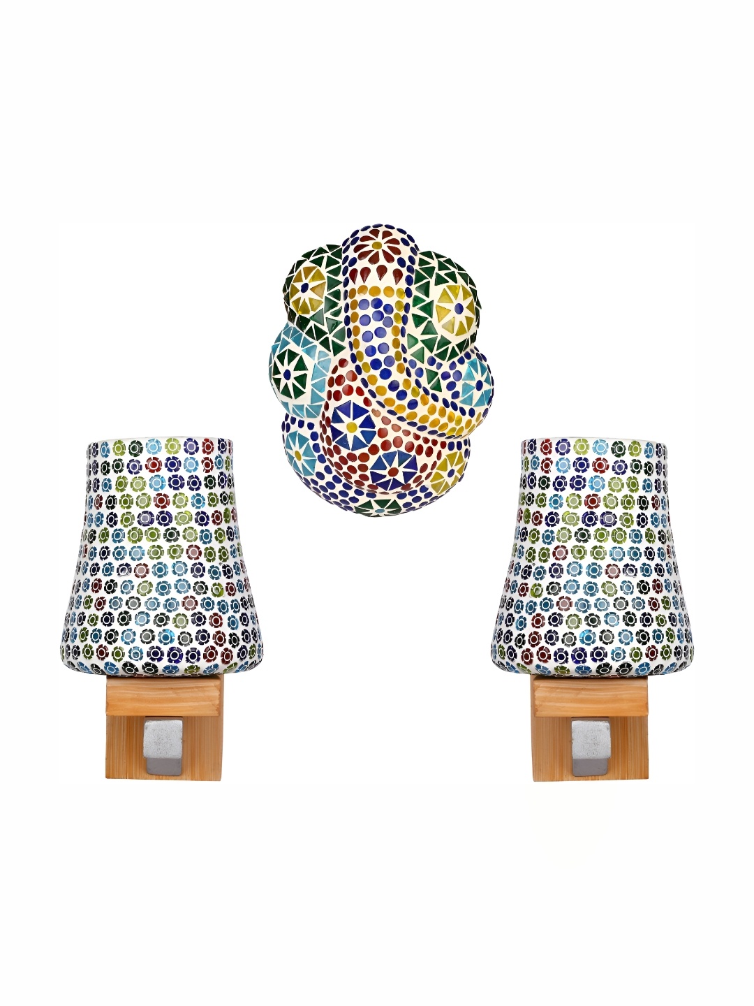 

Afast White Red Glass Wall Lamp