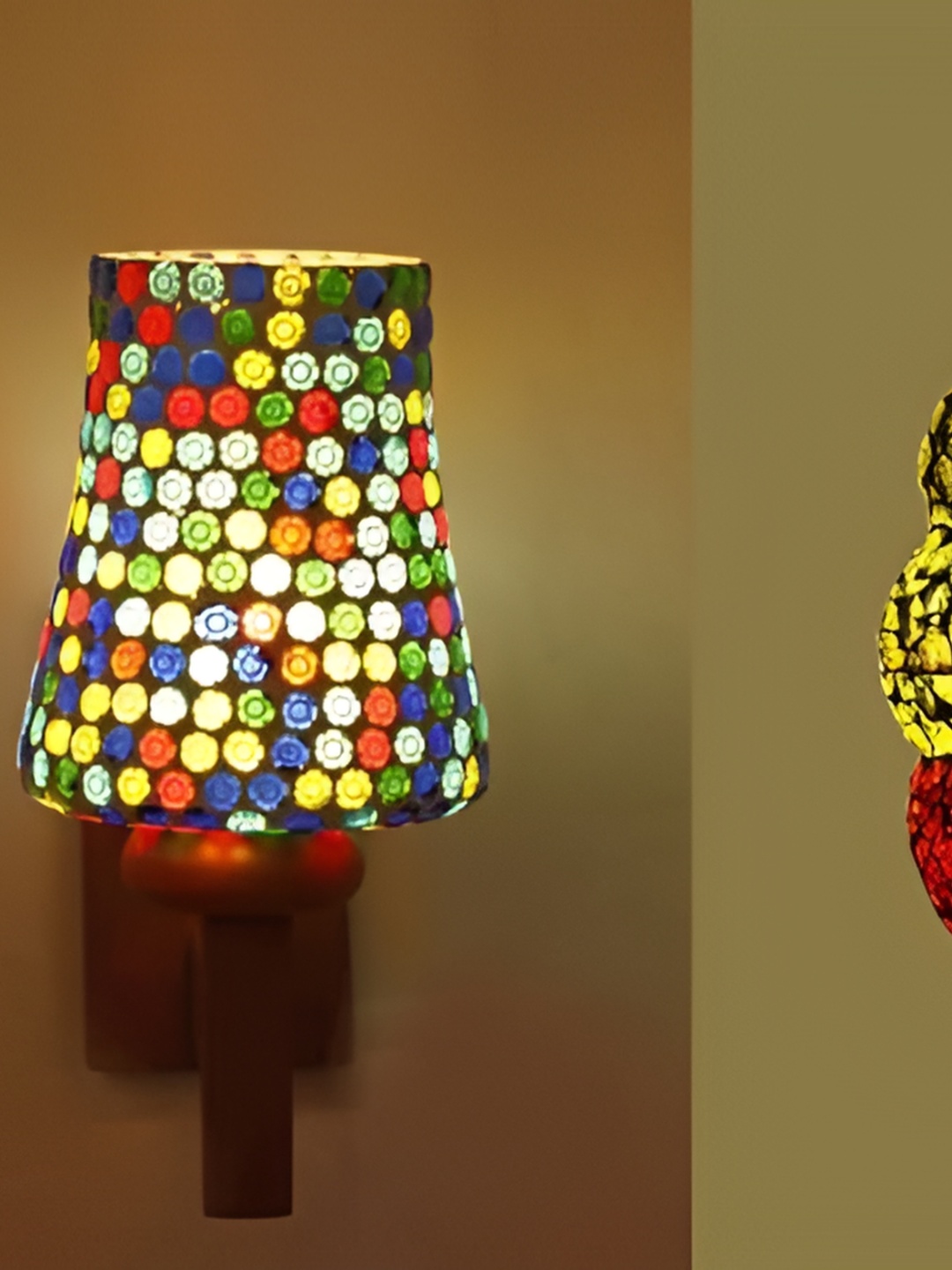 

Afast White Glass Wall Lamp's Combo Set