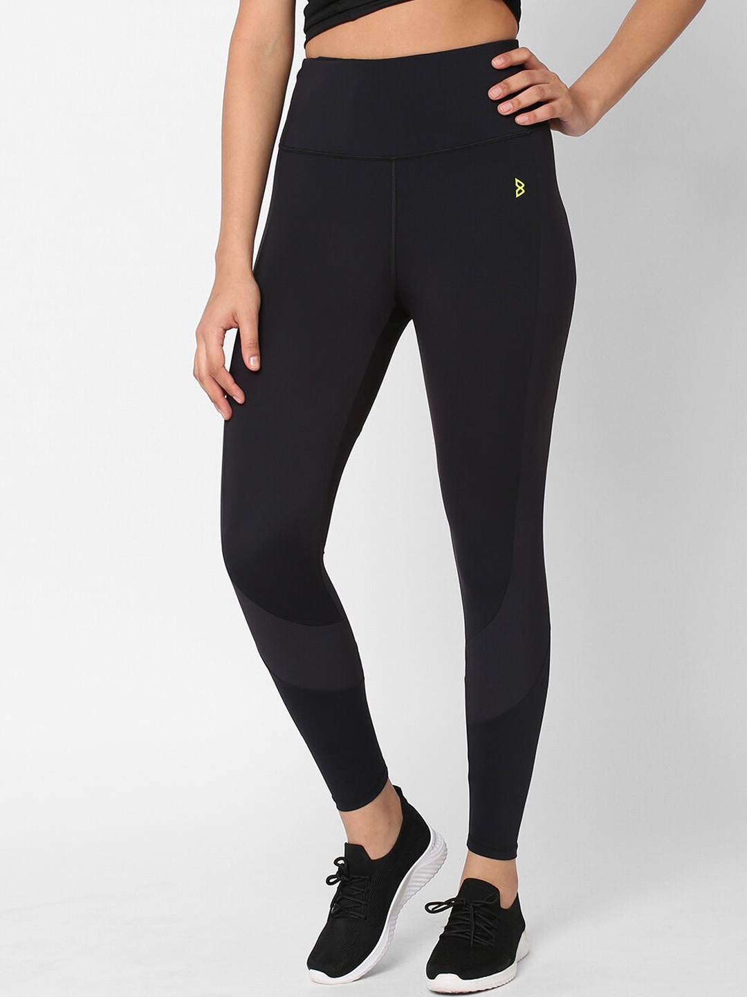 

BODD ACTIVE High-Waist Ankle Length Tights, Black