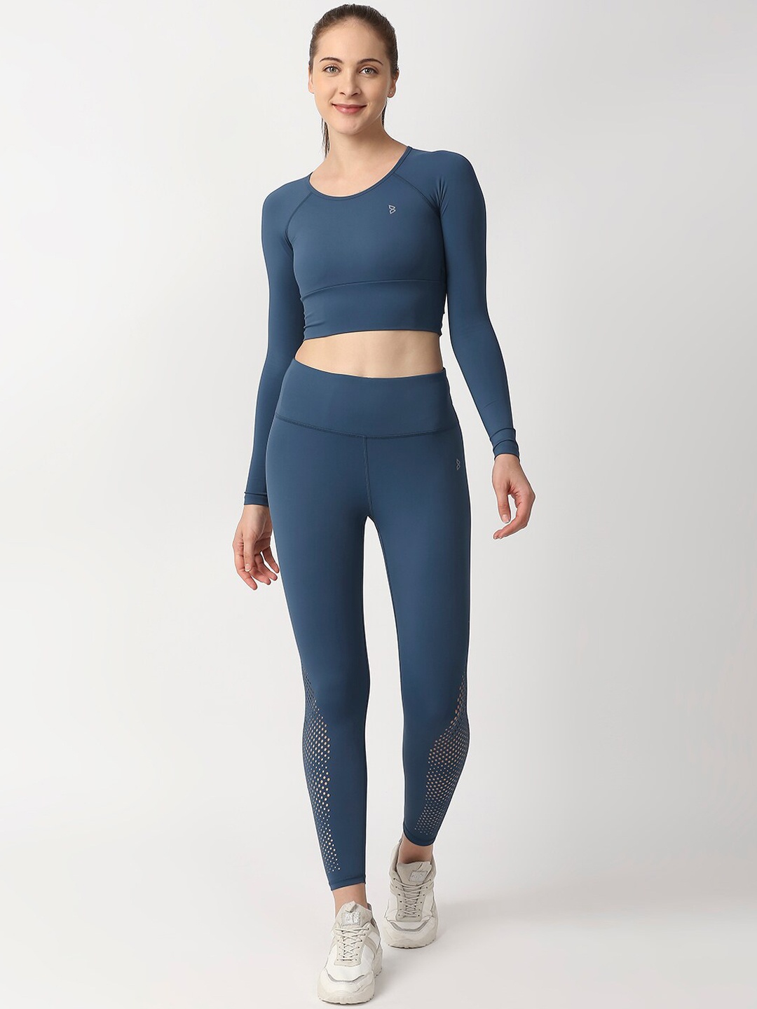 

BODD ACTIVE High-Waisted Ankle Length Tights, Teal