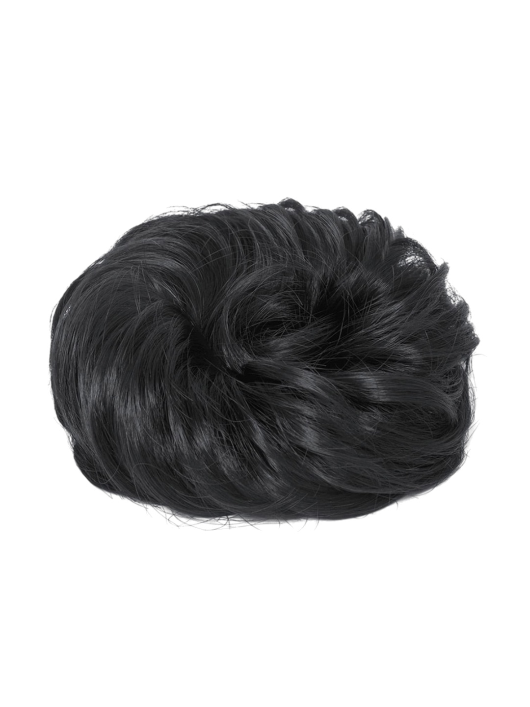 

FIMBUL Messy Curly Hair Bun Scrunchie - Black 4