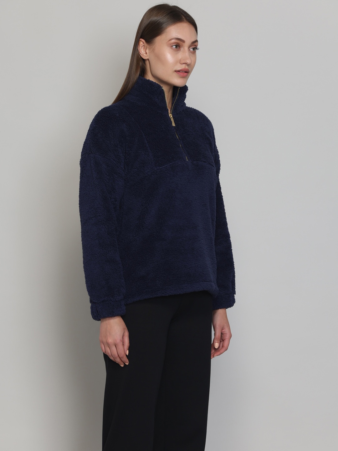 

Muvazo Women Blue Sporty Jacket
