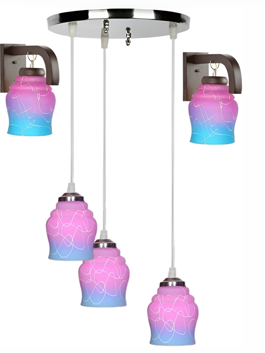 

Afast Pink Glass Wall Lamp