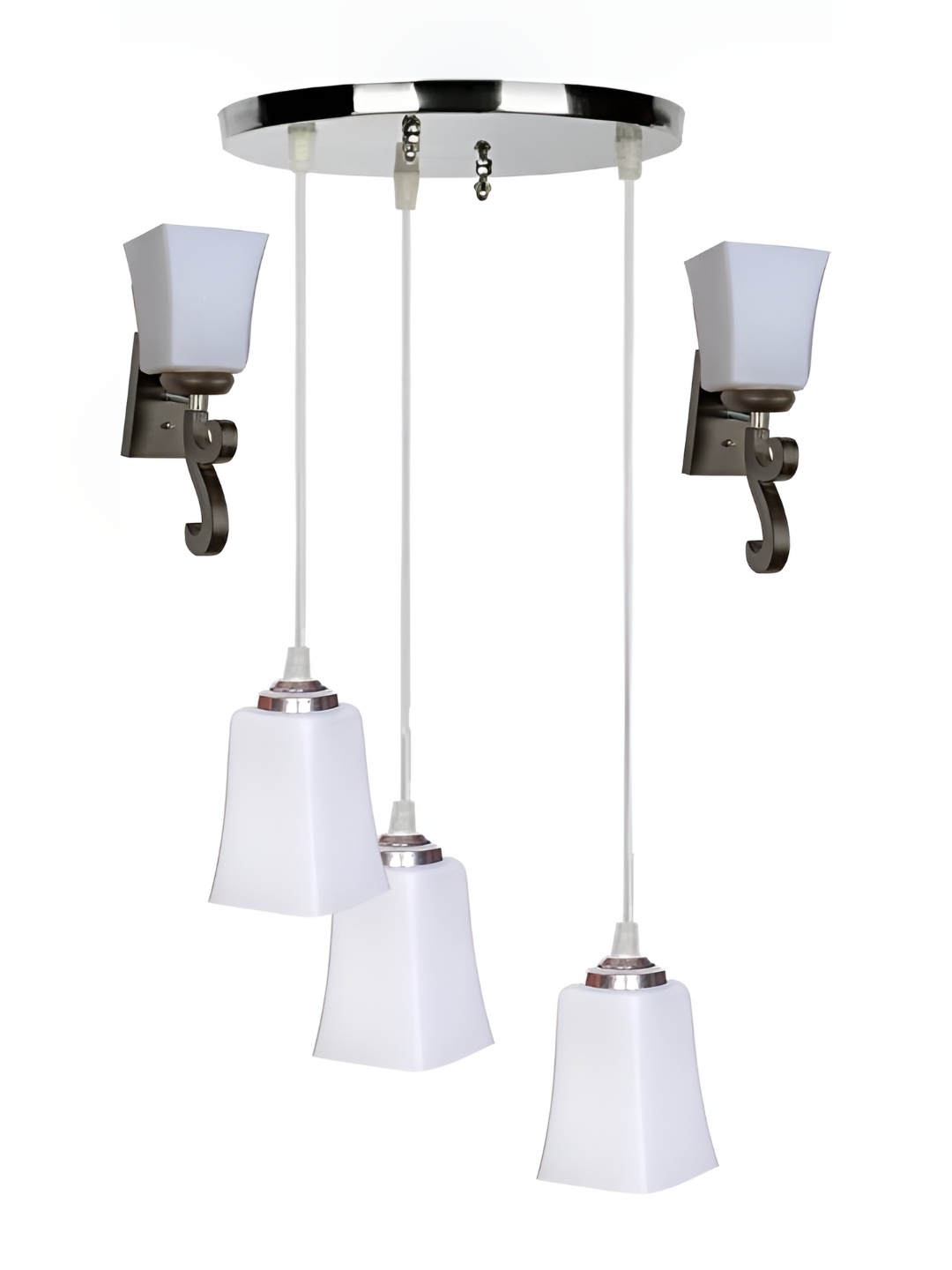 

Afast White & Black Glass Contemporary Ceiling Lamp