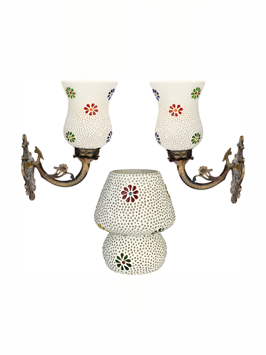 

Afast White Glass Wall Lamp