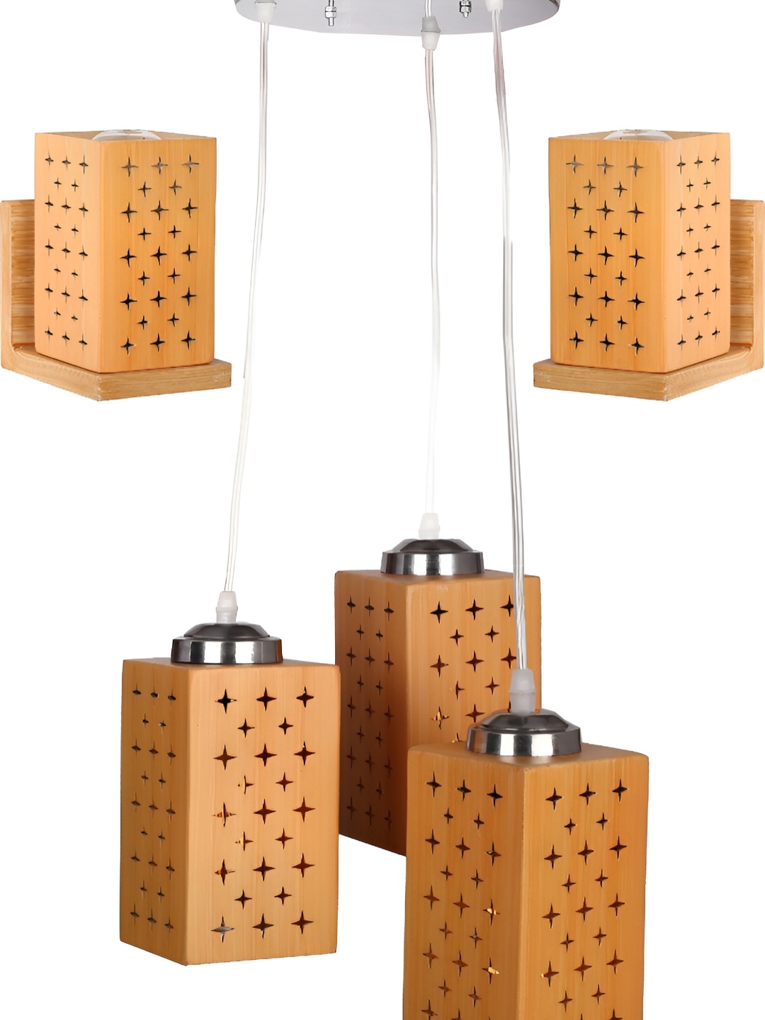 

Afast Yellow 3 Pcs Textured Glass Rectangle Wall Lamp