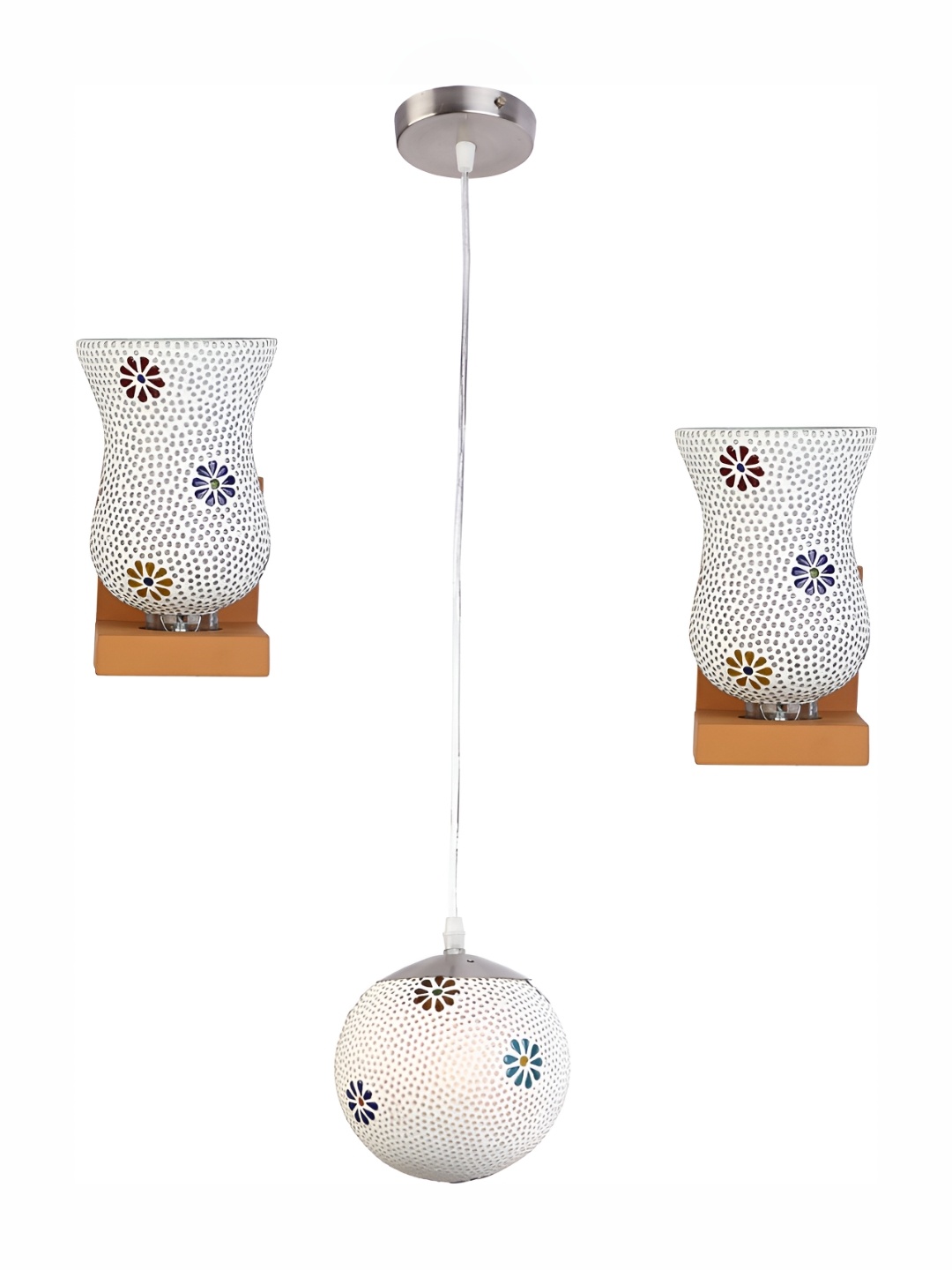 

Afast White Textured Cylinder Shaped Glass Wall Lamp
