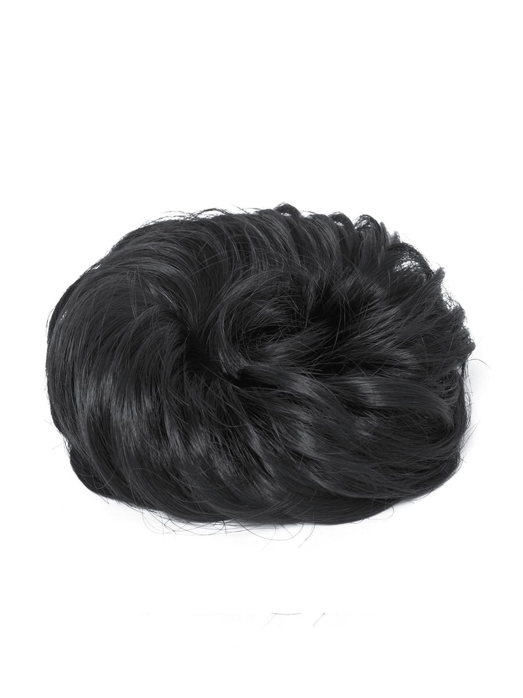 

VAGHBHATT Messy Curly Hair Bun Extension - Black 4