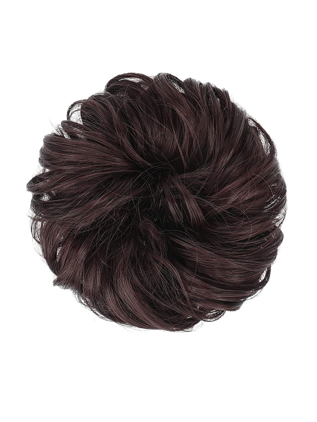 

VAGHBHATT Messy Curly Hair Bun Extension - Dark Brown 5