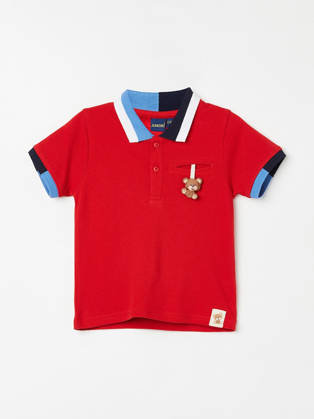 

Juniors by Lifestyle Boys Polo Collar Pure Cotton T-shirt, Red