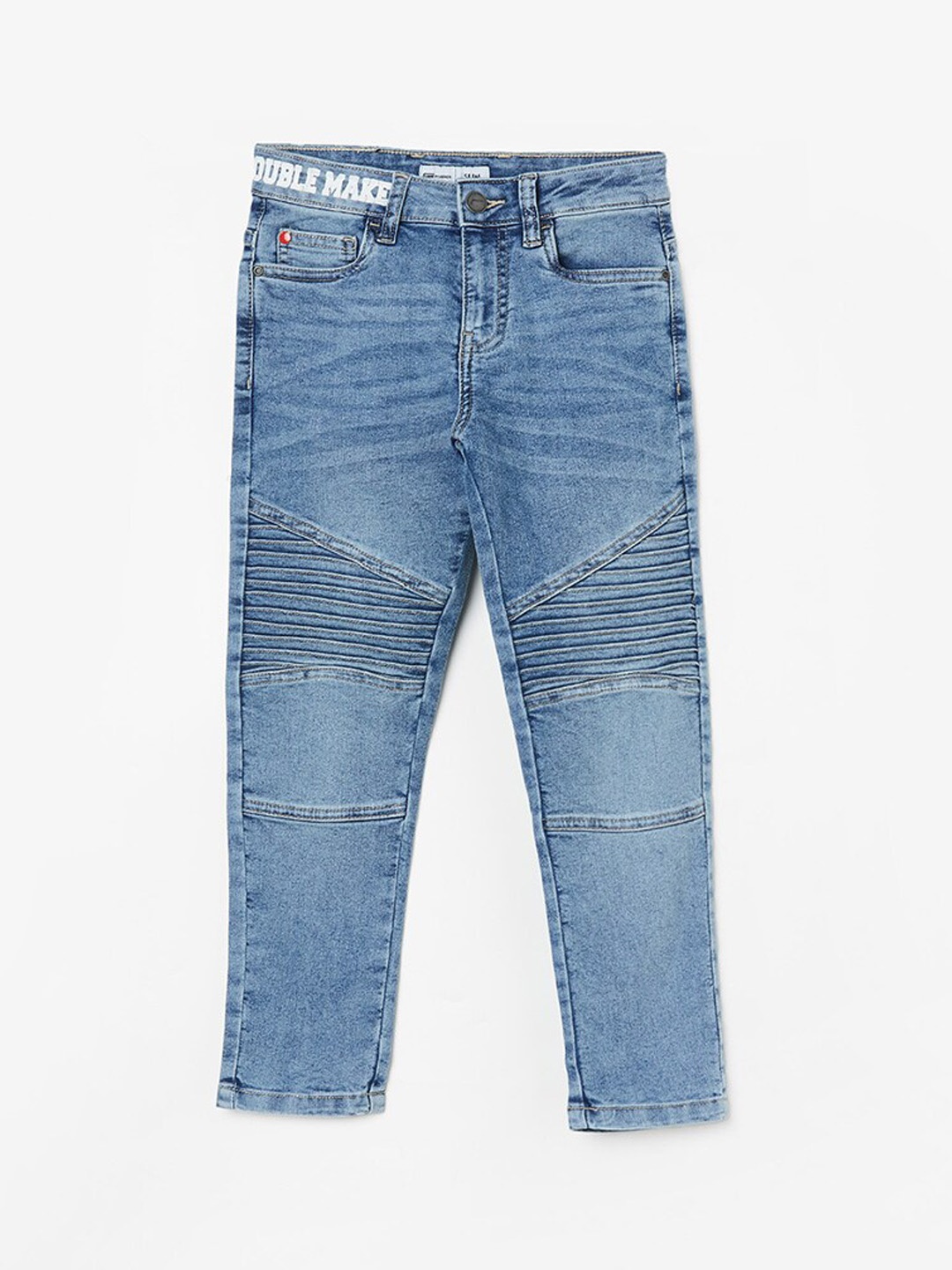 

Fame Forever by Lifestyle Boys Slim Fit Mid Rise Jeans, Blue