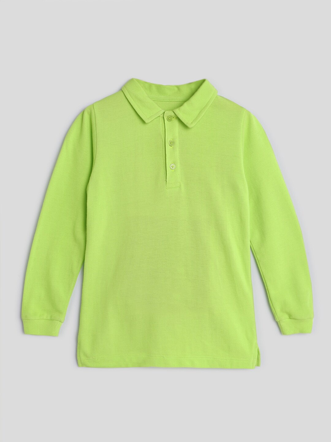 

Somersault Boys Polo Collar Pure Cotton T-shirt, Green