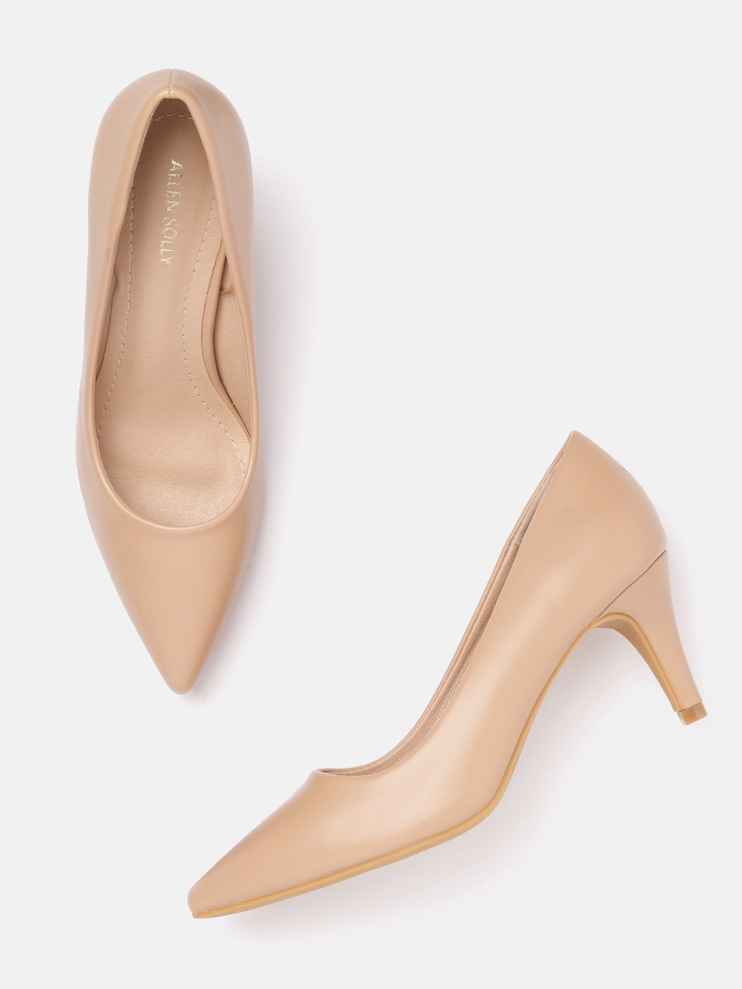 

Allen Solly Slim Heel Pumps, Nude