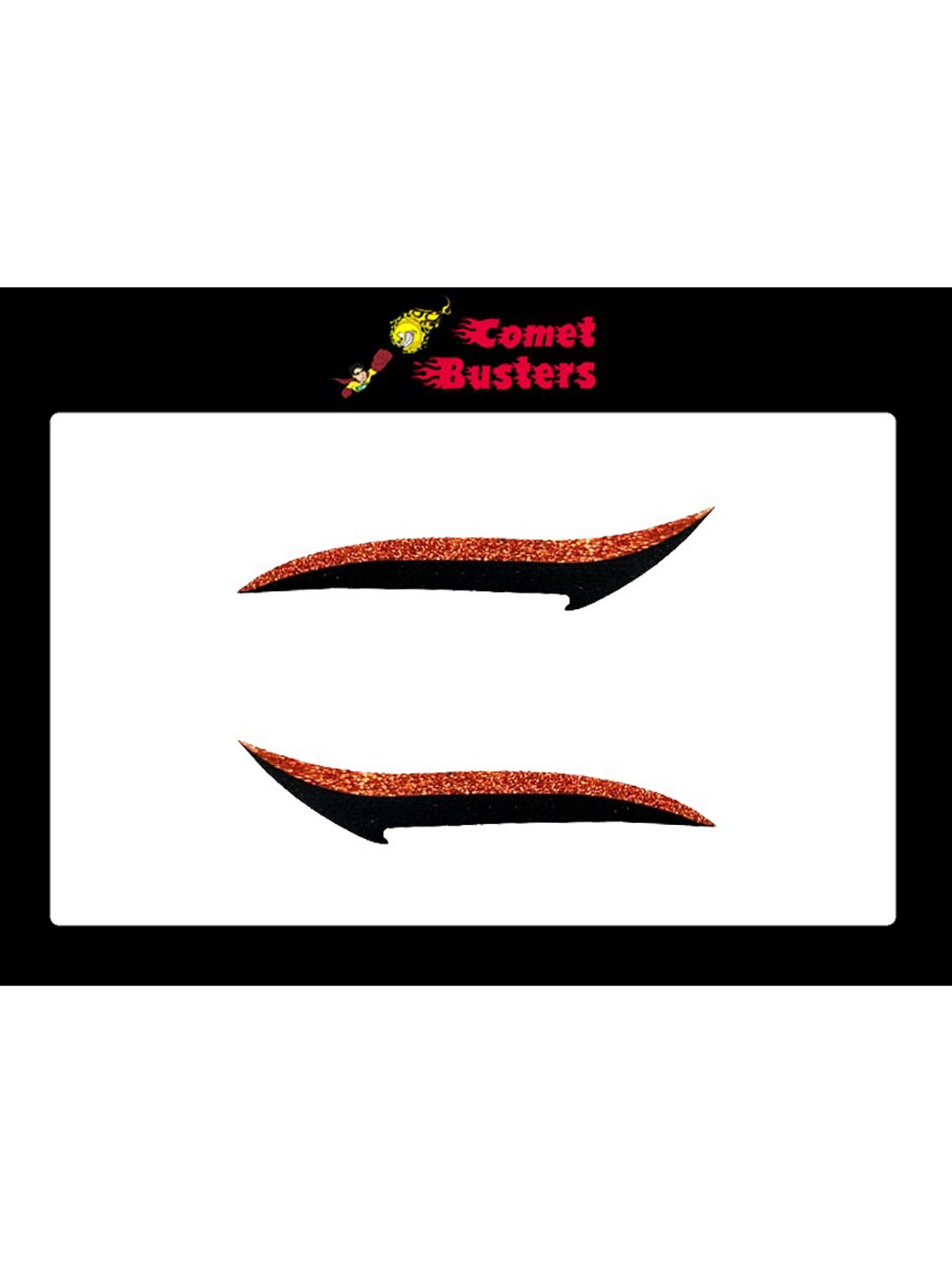 

Comet Busters Glitter Eyeliner Stickers - Orange 06
