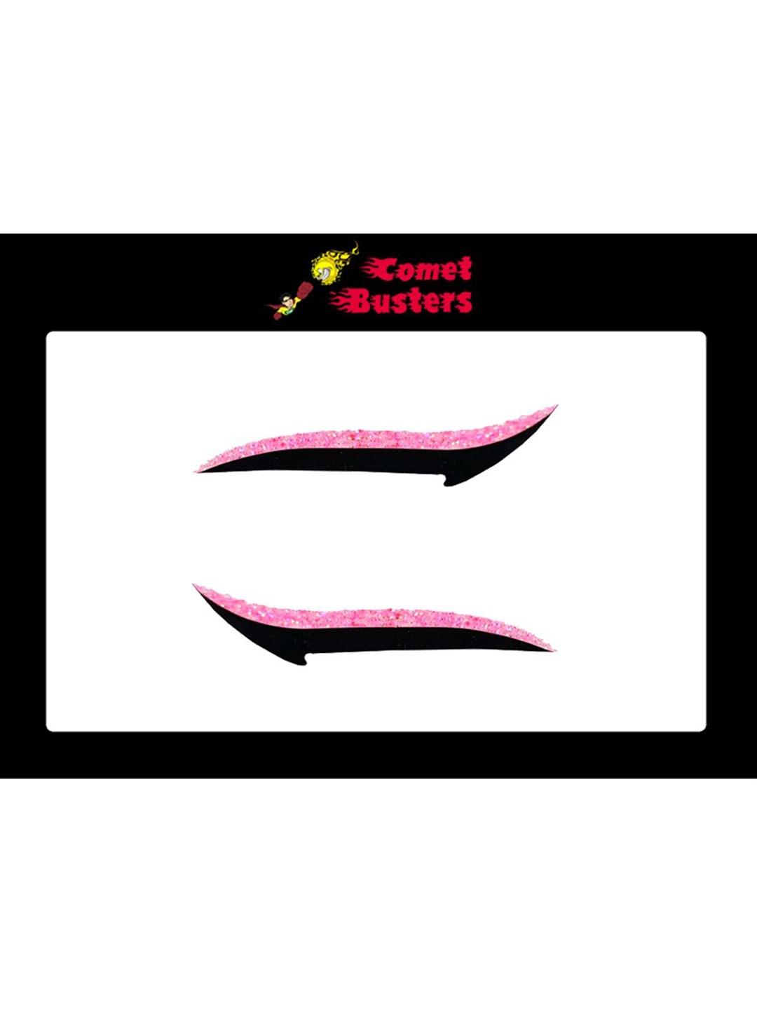 

Comet Busters Glitter Eyeliner Stickers - Pink & Black