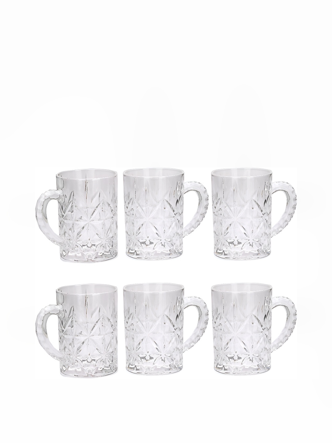 

Afast Transparent 6 Pieces Textured Beer Glasses 450 ML