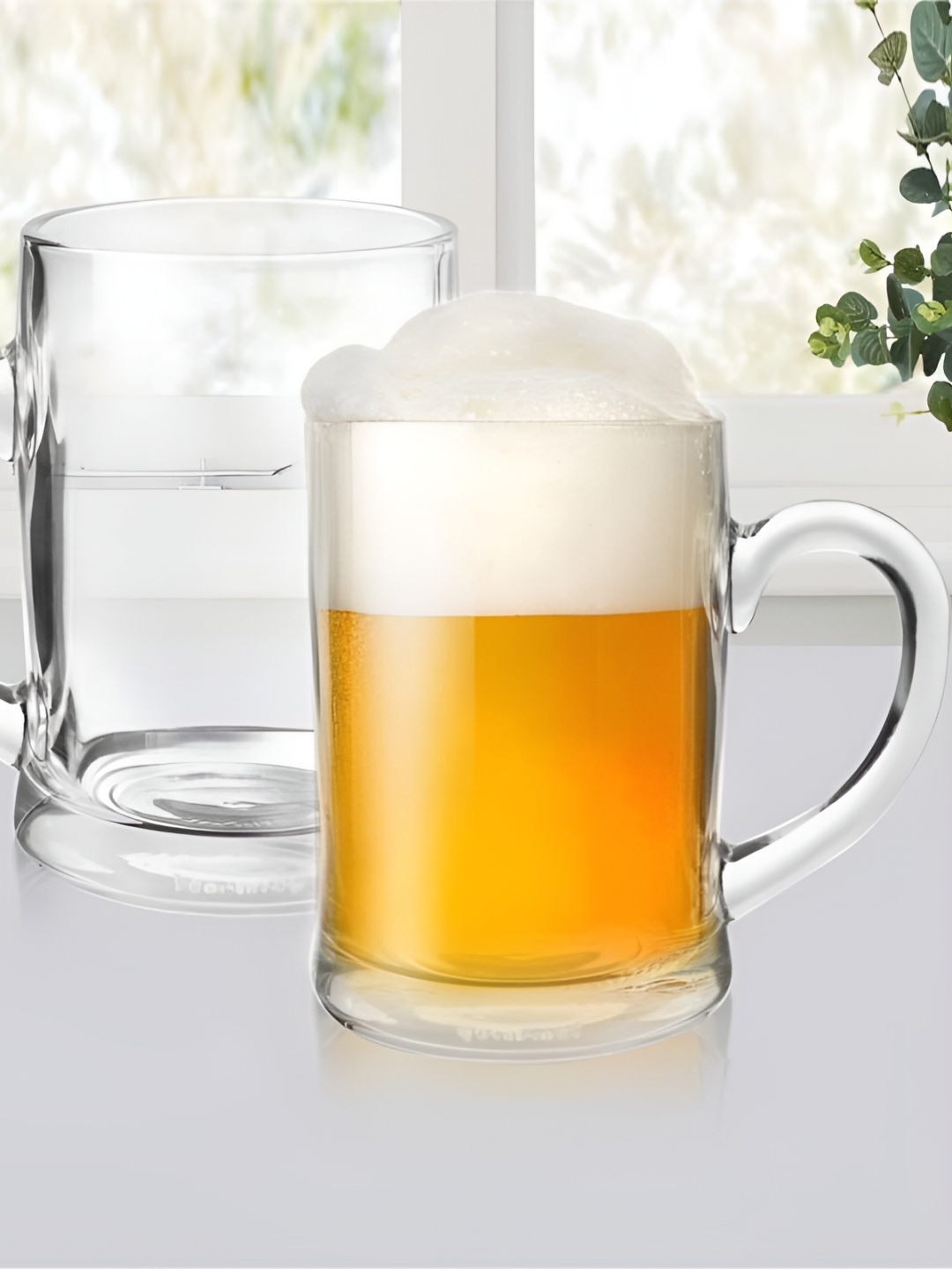 

Afast Transparent 2 Pieces Dishwasher Safe Beer Glass 350 ml