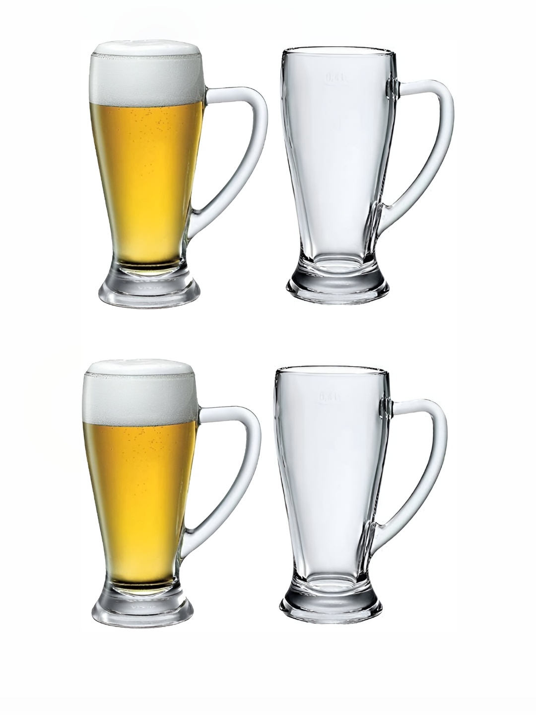 

Afast Transparent 4 Pieces Beer Glass