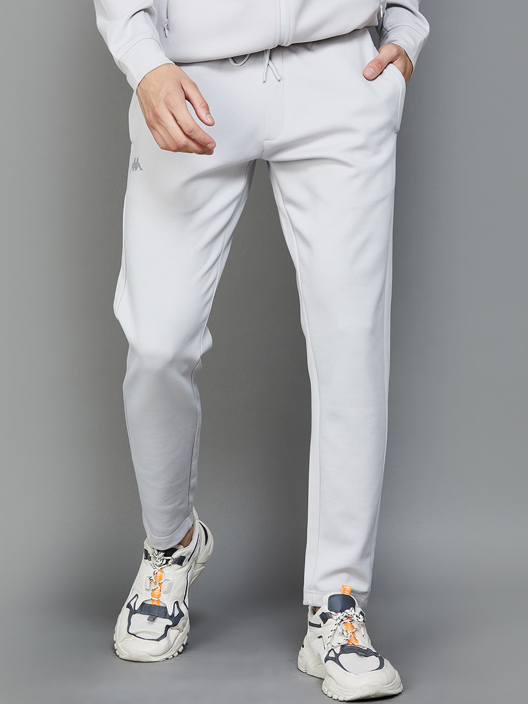 

Kappa Men Mid Rise Track Pant, Grey
