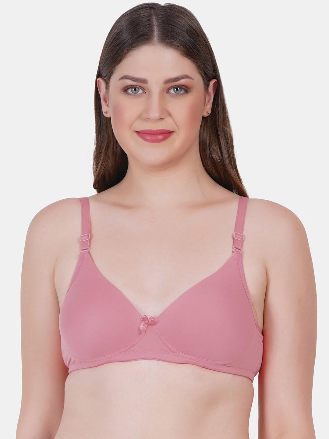

Reveira Medium Coverage Lightly Padded Bra All Day Comfort, Fuchsia
