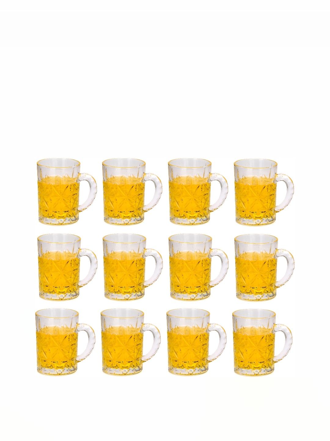 

Afast Transparent 12 Pieces Glass Fashion Beer Glasses 450 ml Each